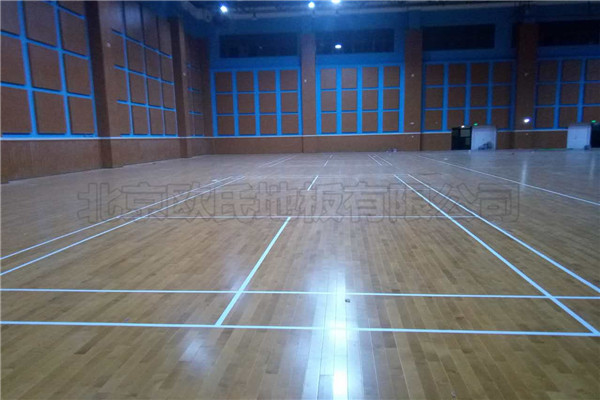 福建福卅運(yùn)動木地板案例-天潭師范附中體育館